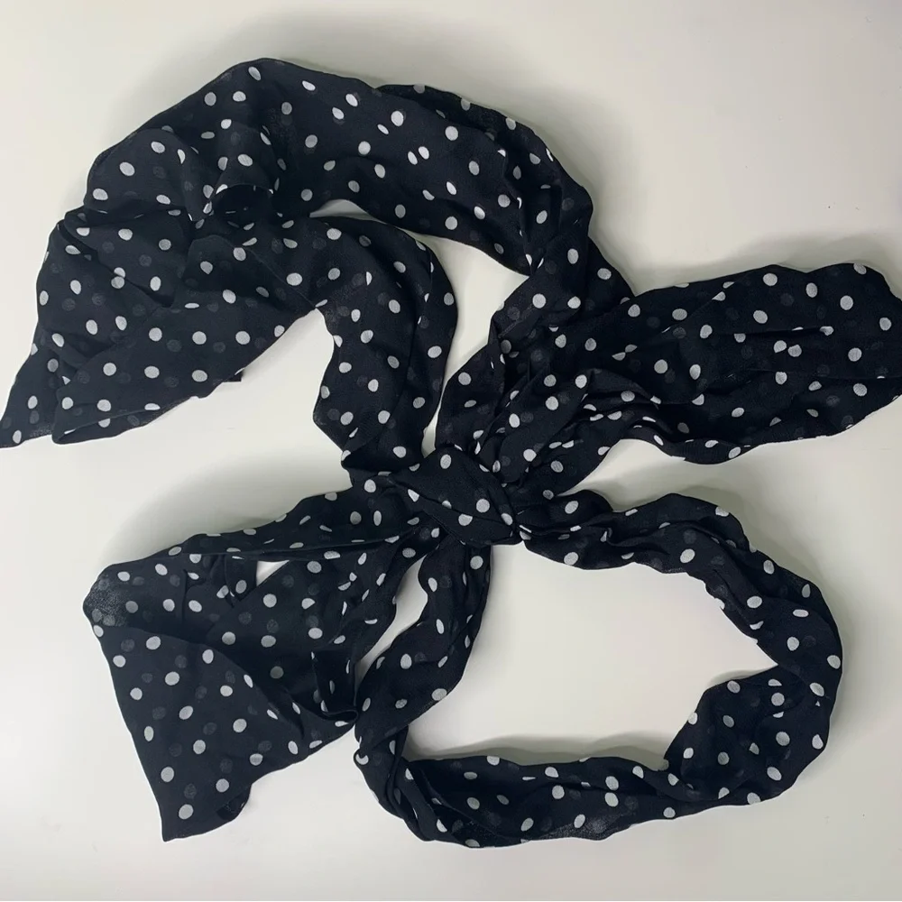 J. Crew Crewcuts Polka Dot Headband Scarf